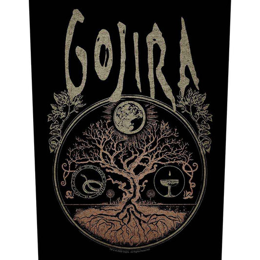 Gojira Back Patch: Tree Of Life