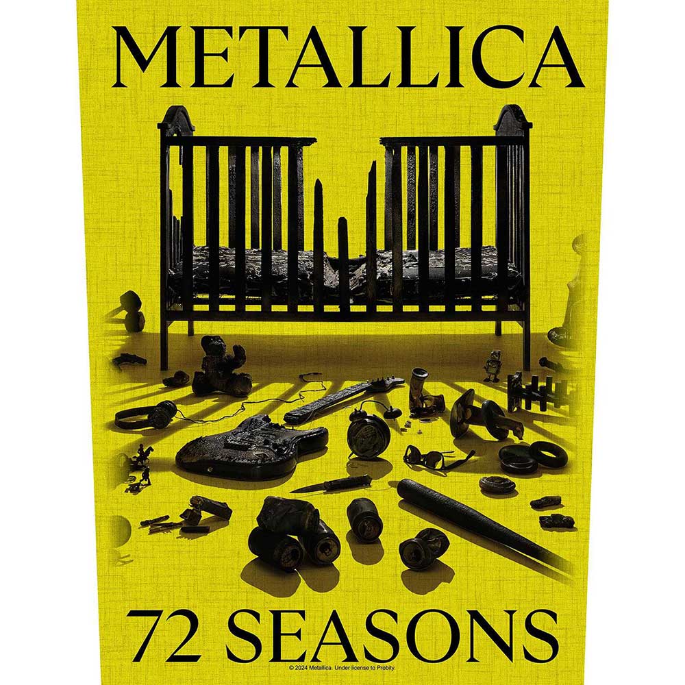 Metallica Back Patch: 72 Seasons Crib