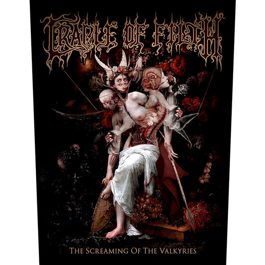 Cradle Of Filth Back Patch: Screaming Of The Valkyries