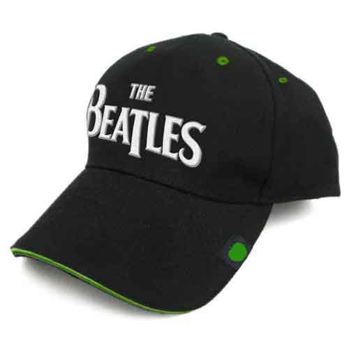 The Beatles Baseball Cap: Drop T Logo Sandwich Peak
