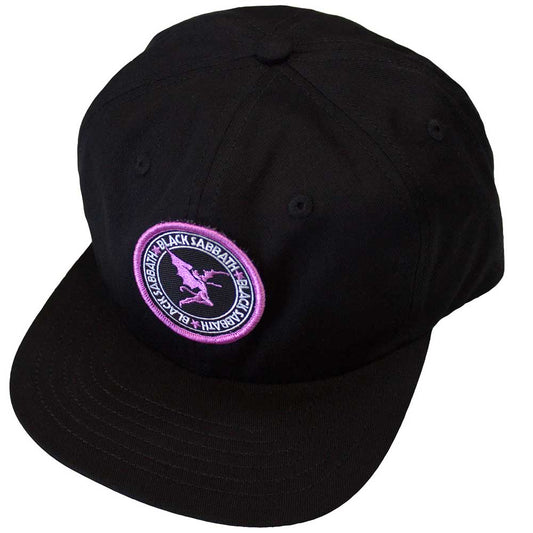 Black Sabbath Baseball Cap: Purple Daemon Emblem