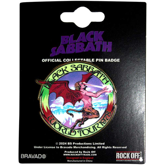 Black Sabbath Badge: World Tour 1978
