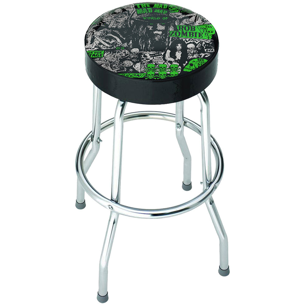 Rob Zombie Bar Stool: Mad Mad World