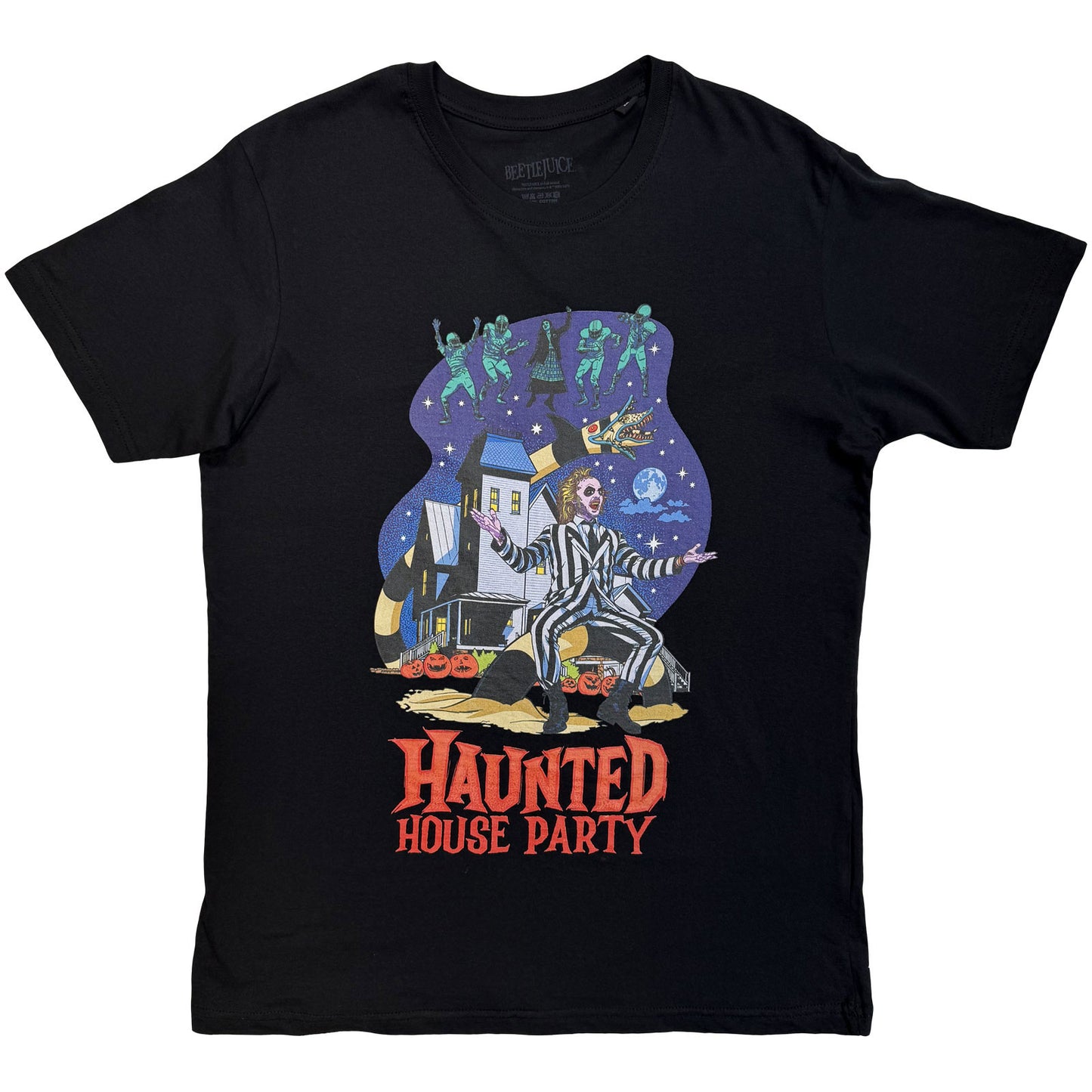 Beetlejuice T-Shirt: Haunted House Party