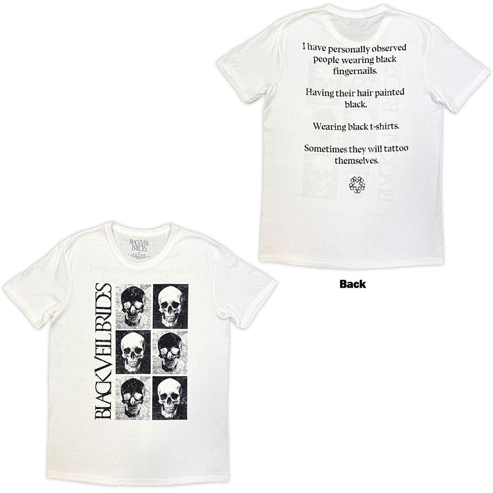 Black Veil Brides T-Shirt: Skulls