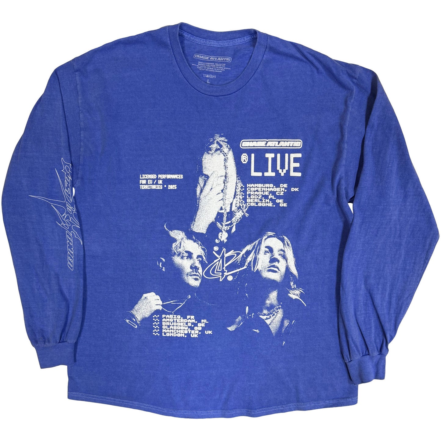 Chase Atlantic Long Sleeve T-Shirt: Live European Tour '25