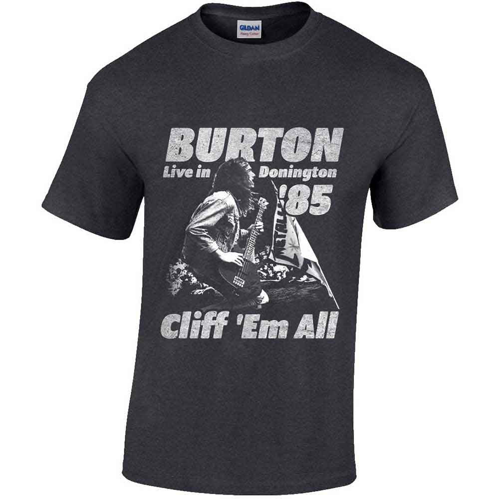 Cliff Burton T-Shirt: Flag Retro