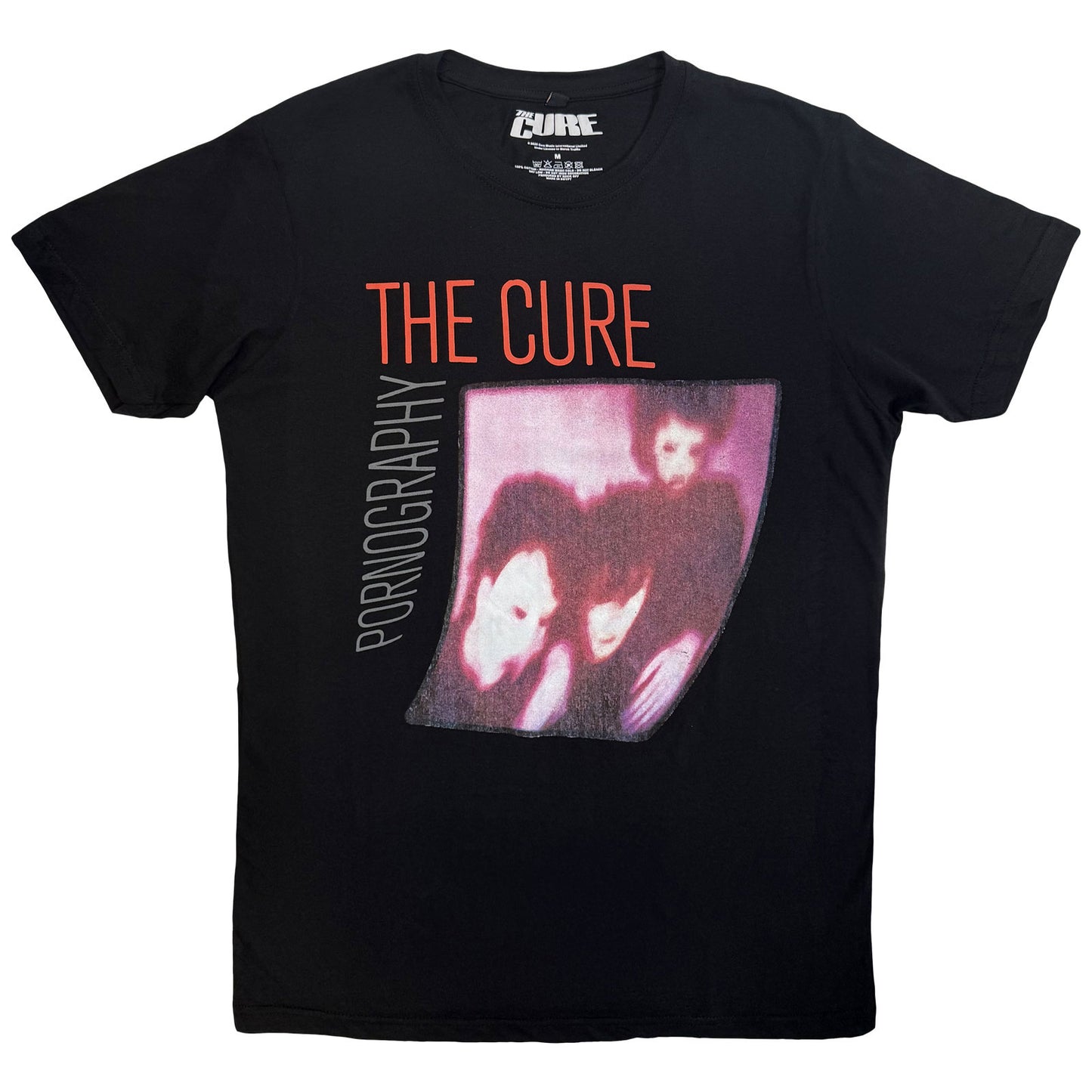 The Cure Premium Carbon T-Shirt: Pornography Photo Warped