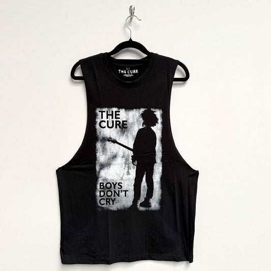The Cure Vest T-Shirt: Boys Don't Cry B&W