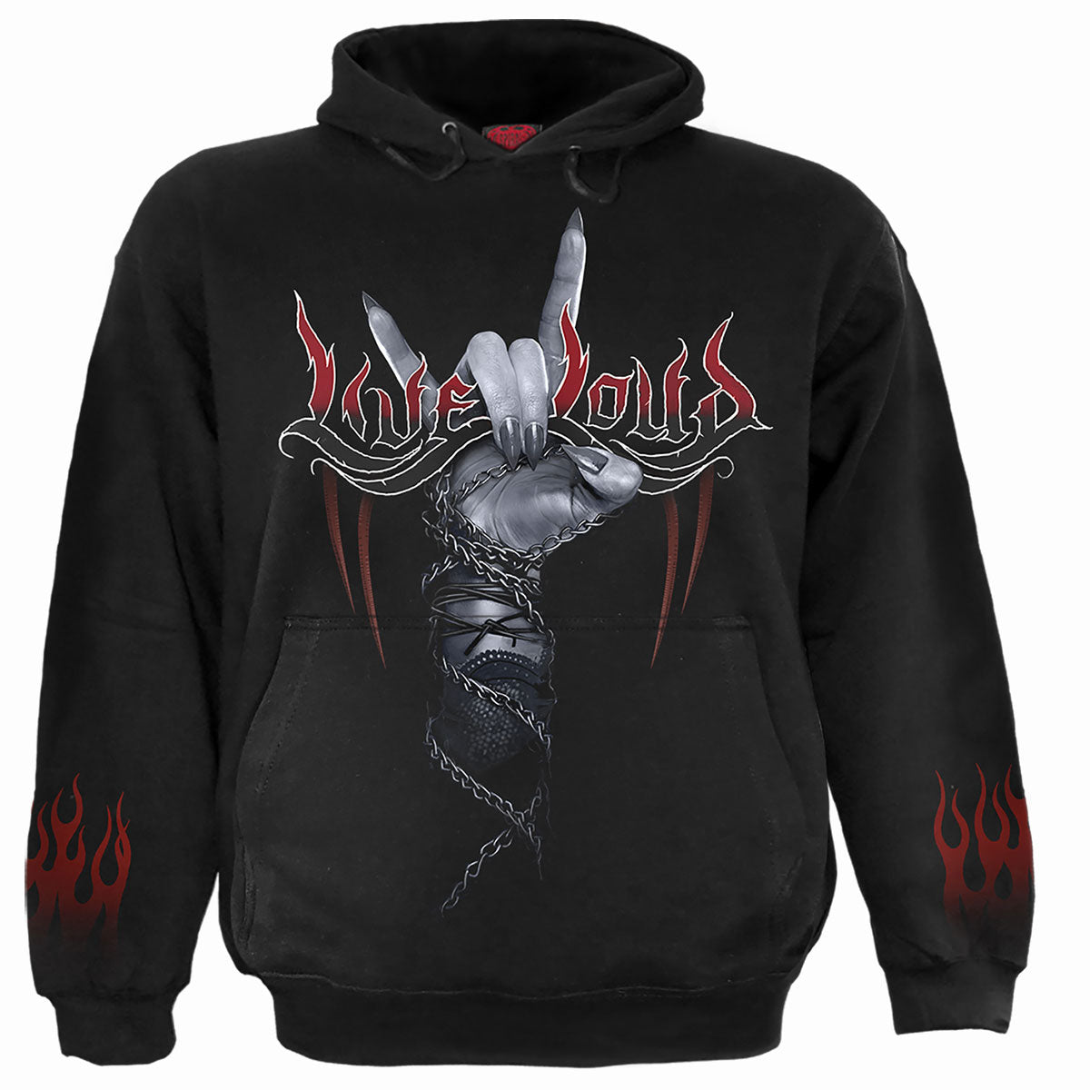 Spiral Pullover Hoodie: Rock Loud