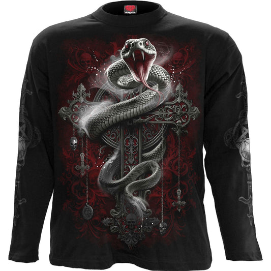Spiral Long Sleeve T-Shirt: Gothic Serpent