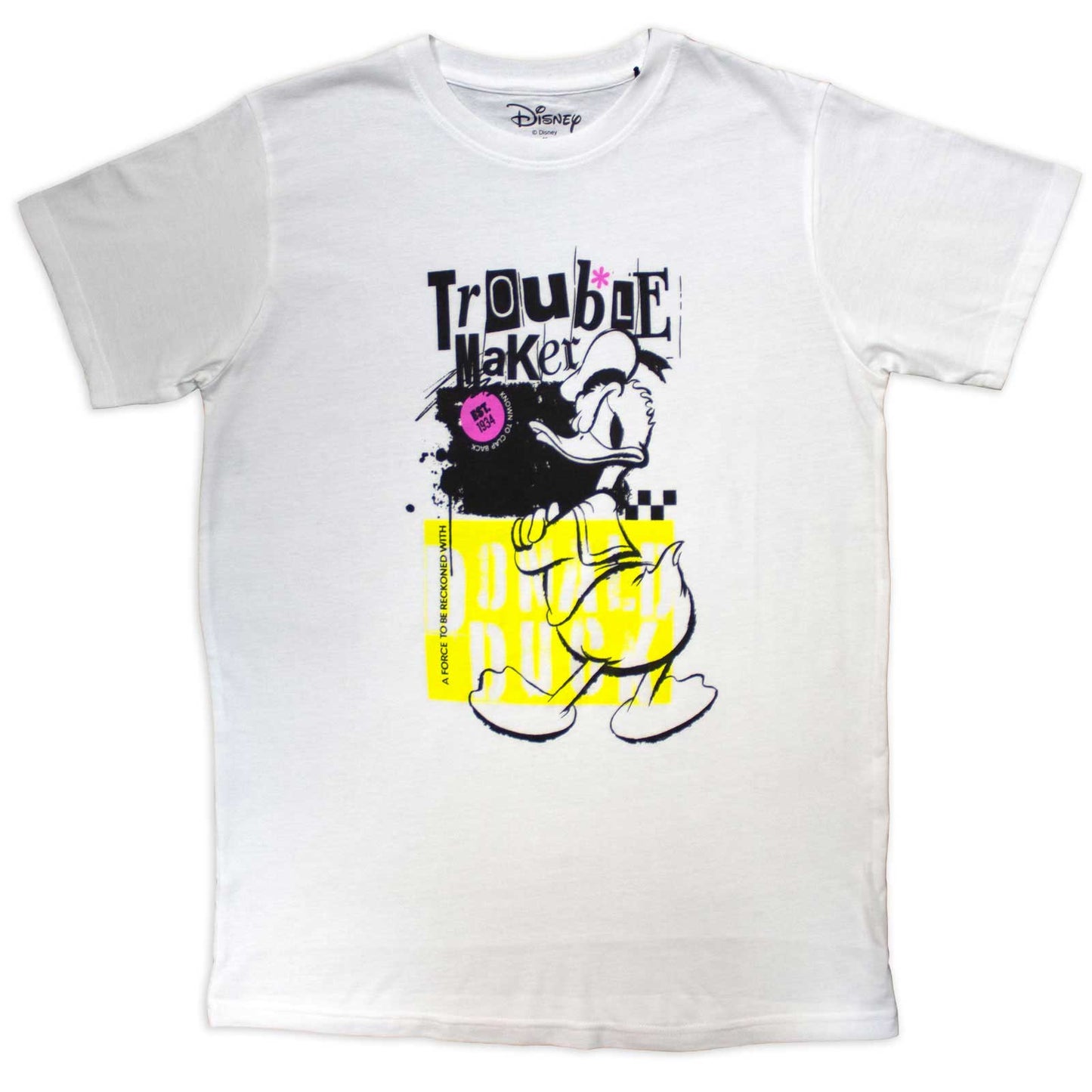 Disney T-Shirt: Donald Duck Trouble Maker