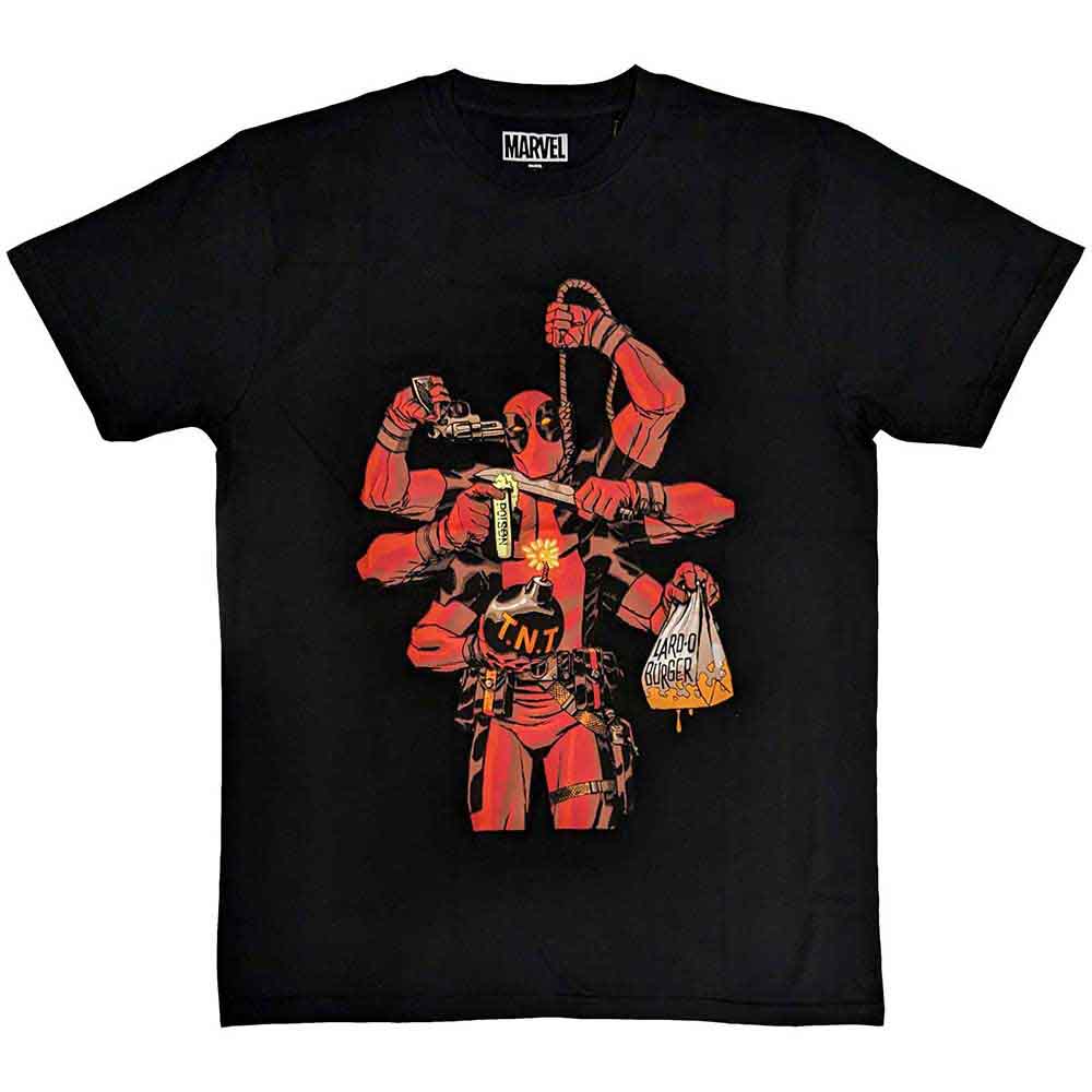 Marvel Comics T-Shirt: Deadpool Arms