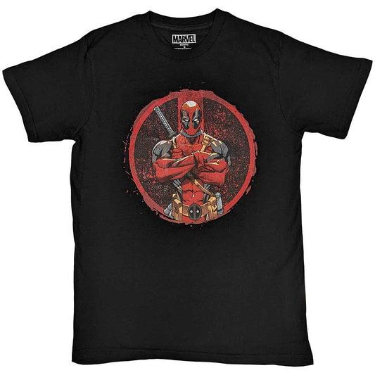 Marvel Comics T-Shirt: Deadpool Arms Crossed