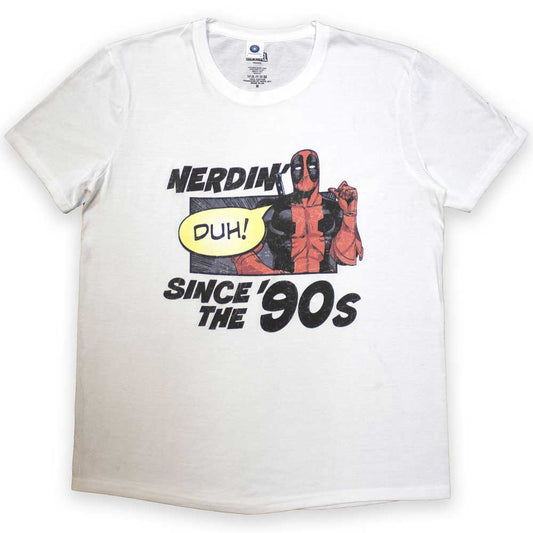 Marvel Comics T-Shirt: Deadpool Nerdin' Since The '90s