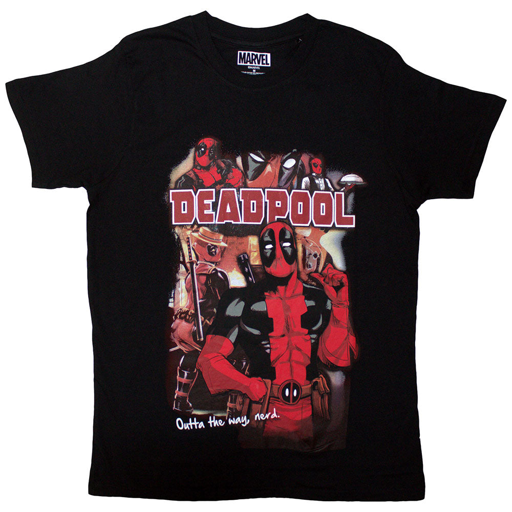 Marvel Comics T-Shirt: Deadpool Outta The Way Nerd
