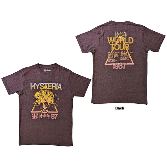 Def Leppard T-Shirt: Hysteria World Tour
