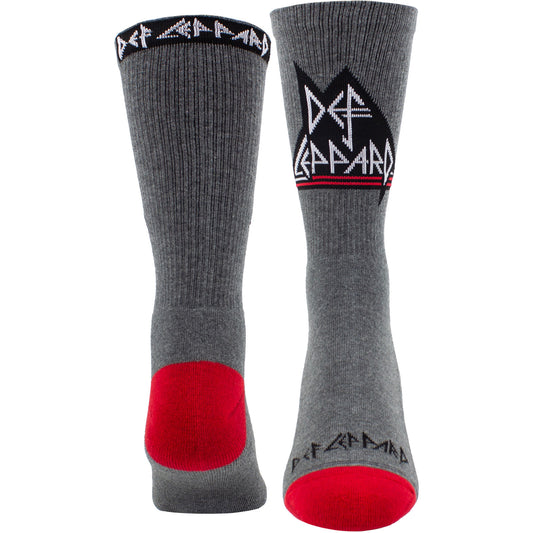 Def Leppard Crew Socks: Logo