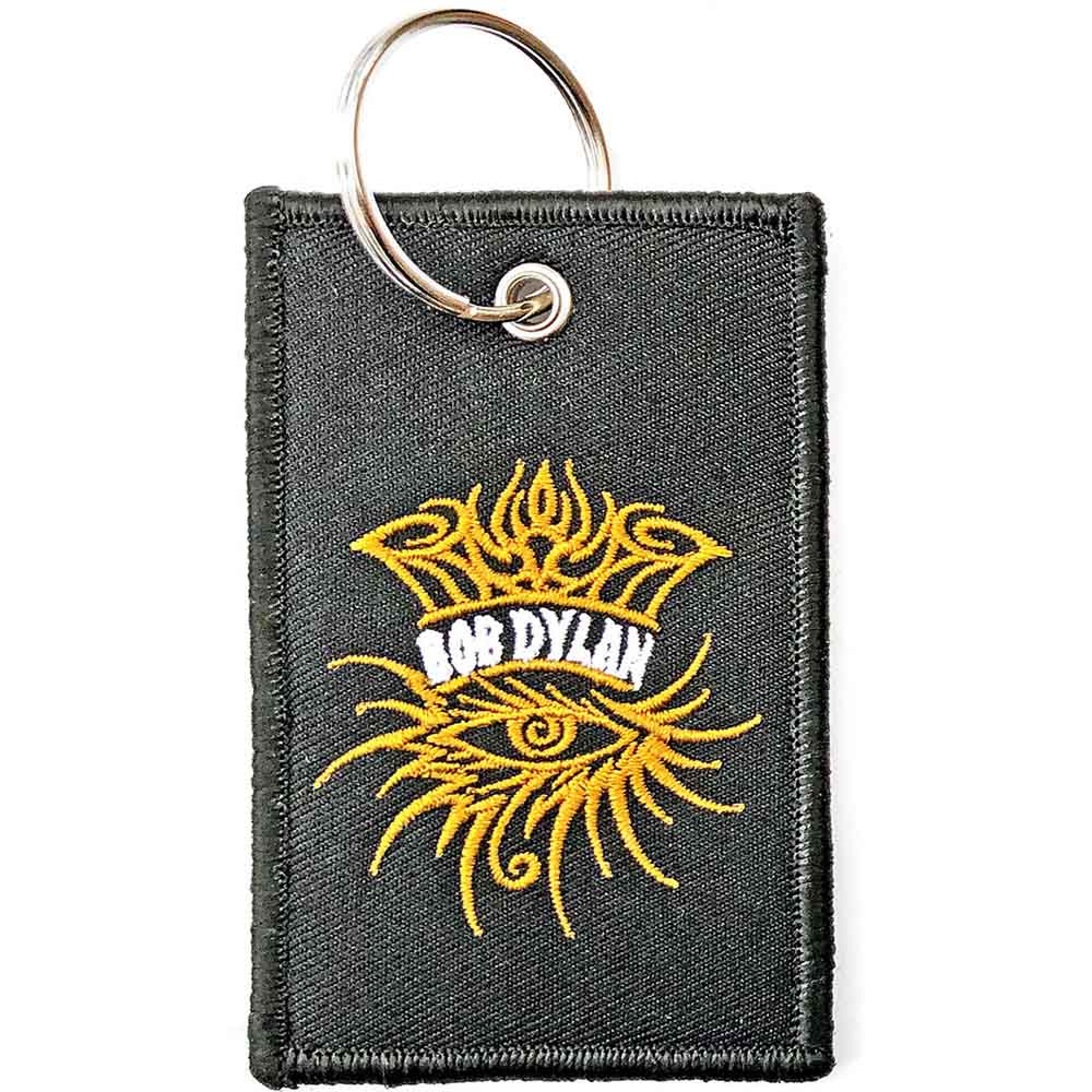 Bob Dylan Patch Keychain: Eye Icon