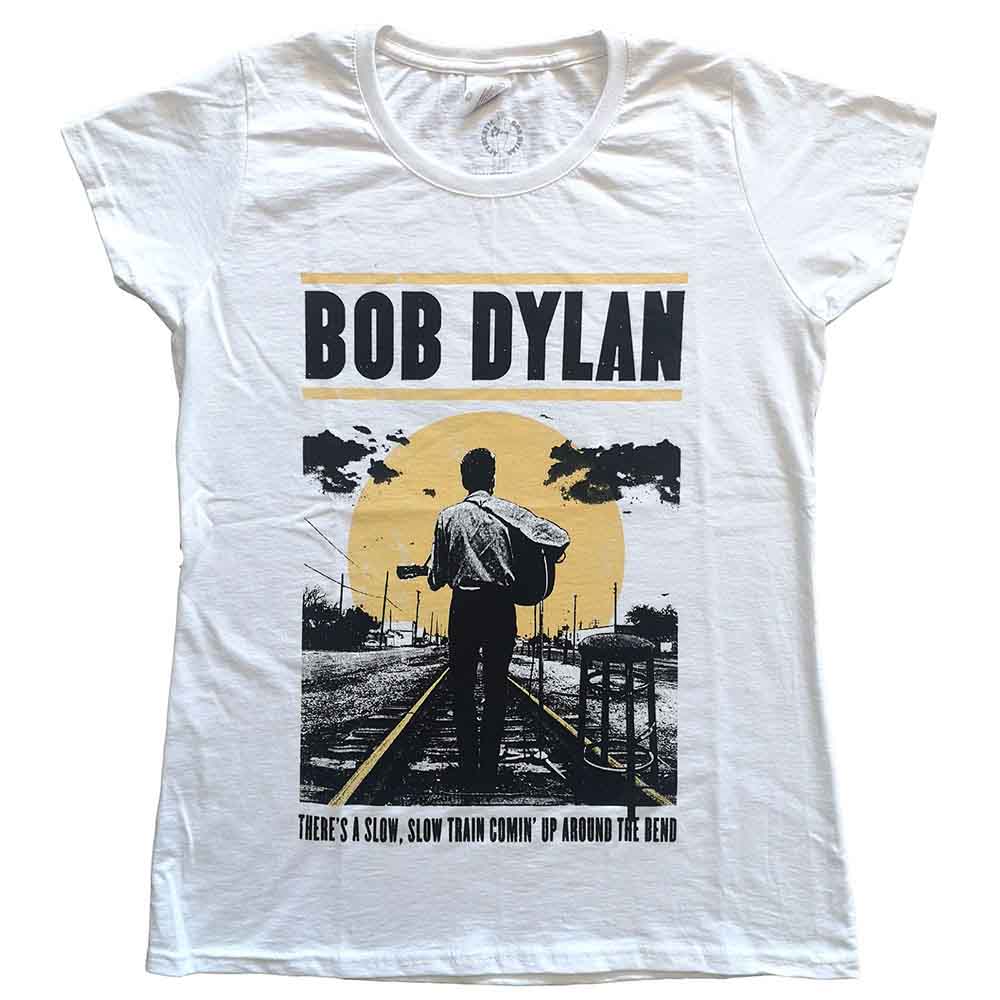 Bob Dylan Ladies T-Shirt: Slow Train