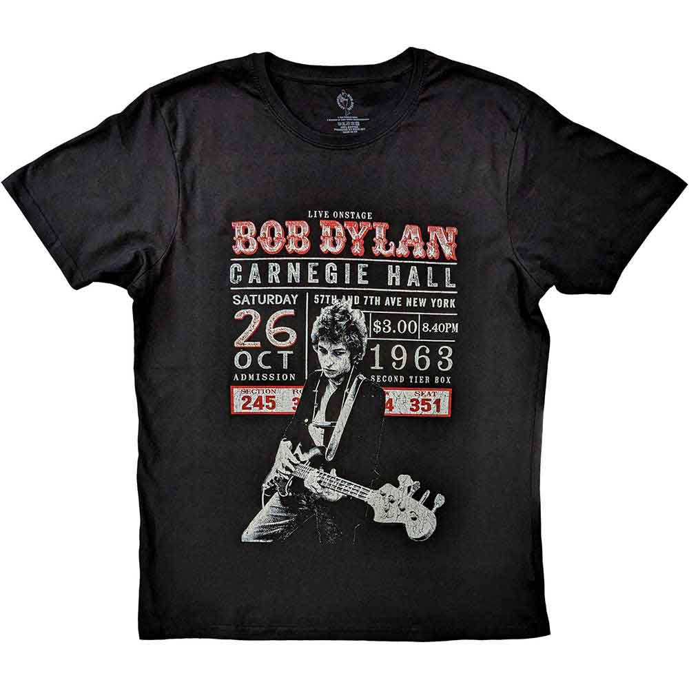 Bob Dylan T-Shirt: Carnegie Hall '63