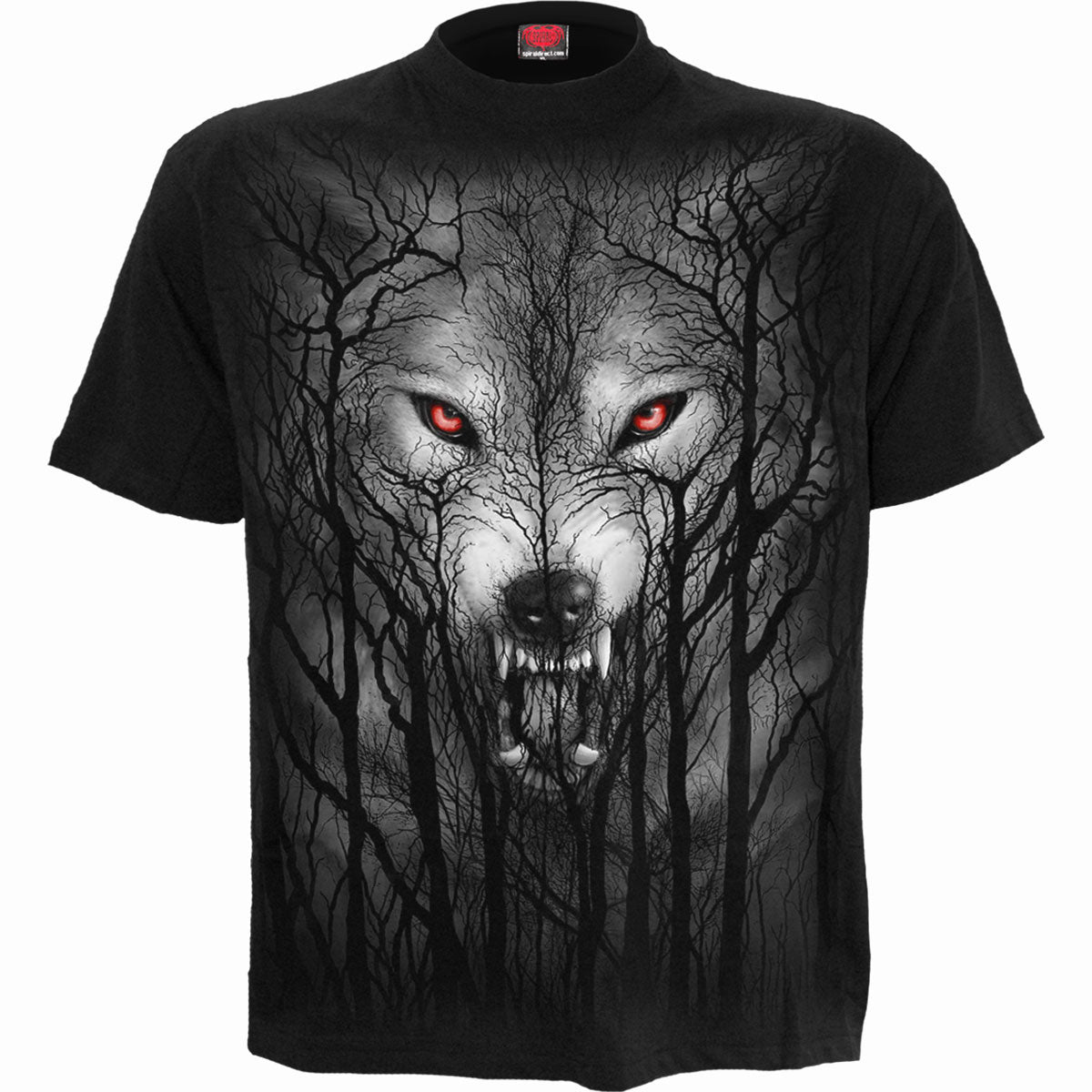 Spiral T-Shirt: Forest Wolf