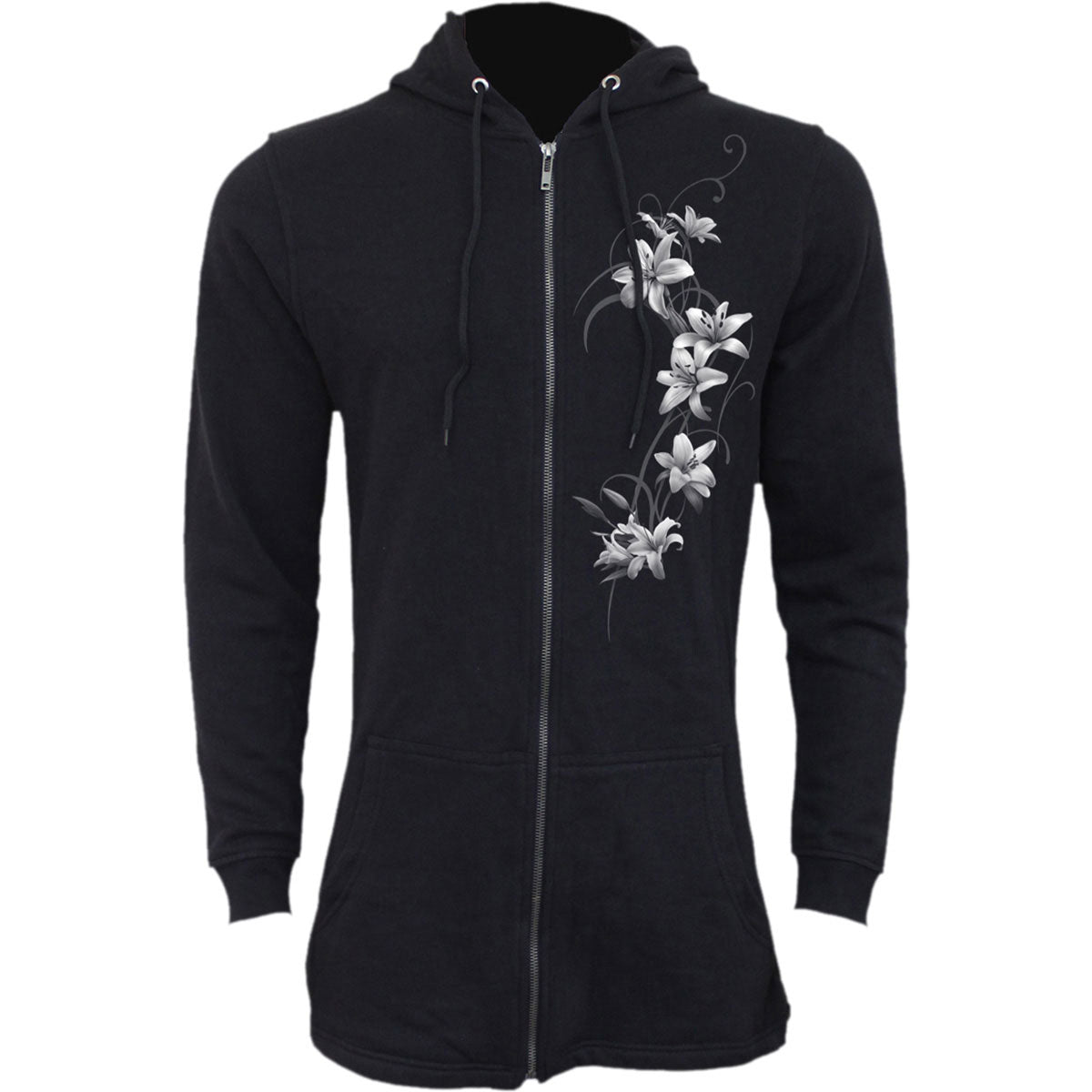 Spiral Ladies Fish Tail Zipped Hoodie: Pure Of Heart