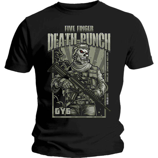 Five Finger Death Punch T-Shirt: War Soldier