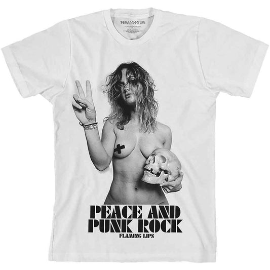 The Flaming Lips T-Shirt: Peace & Punk Rock Girl