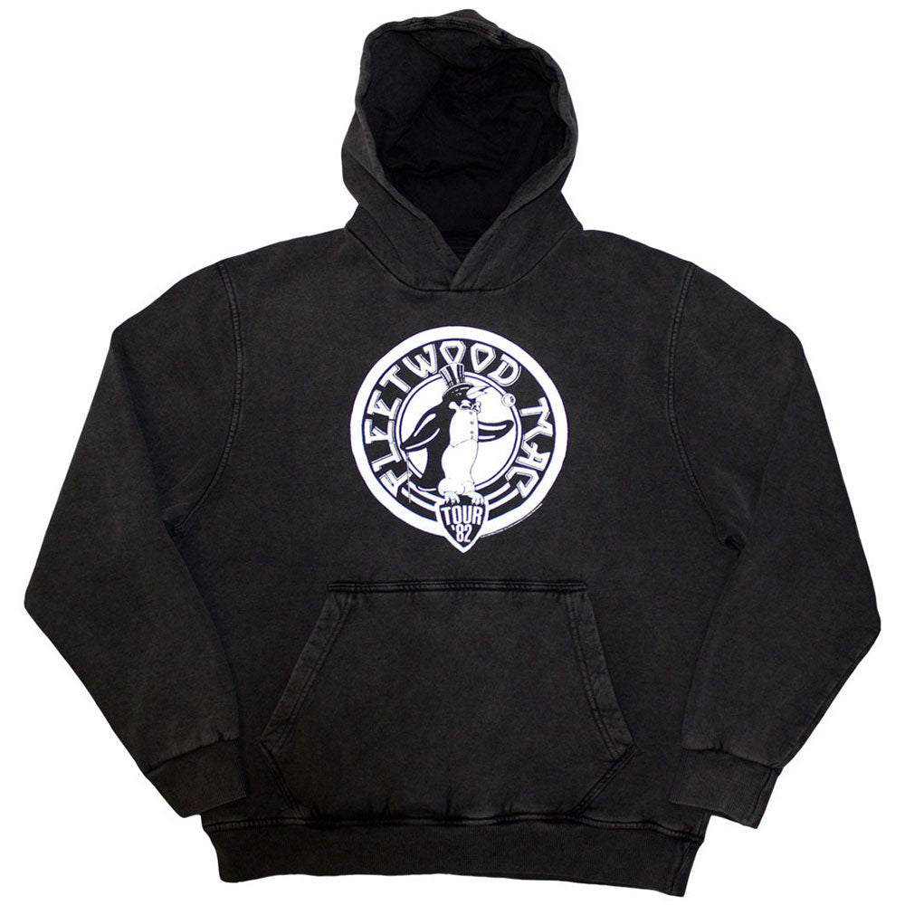 Fleetwood Mac Stone Wash Pullover Hoodie: Tour '82 Penguin