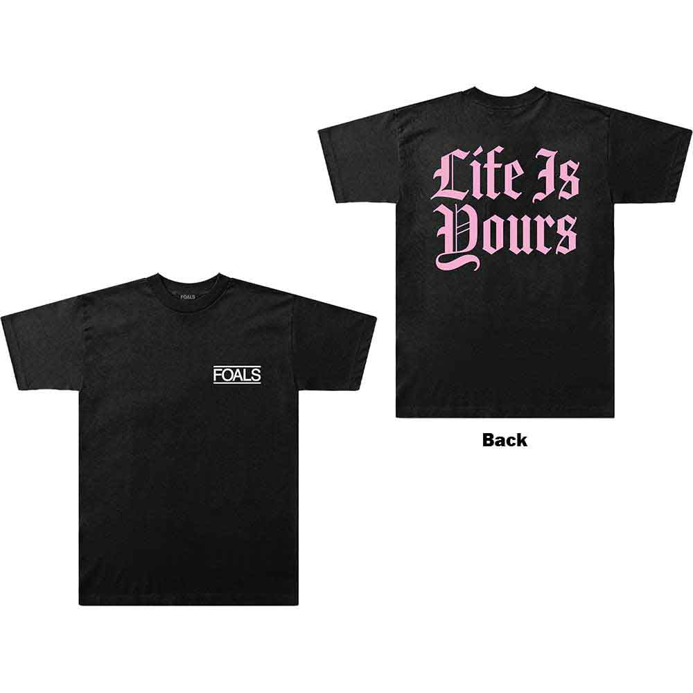 Foals T-Shirt: Life Is Yours Text