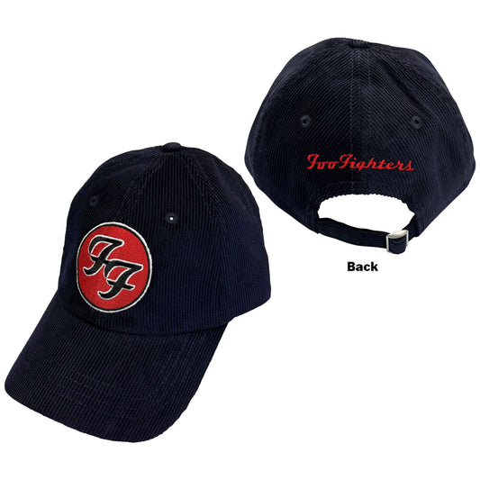 Foo Fighters Baseball Cap: FF & TCATS Logos Corduroy