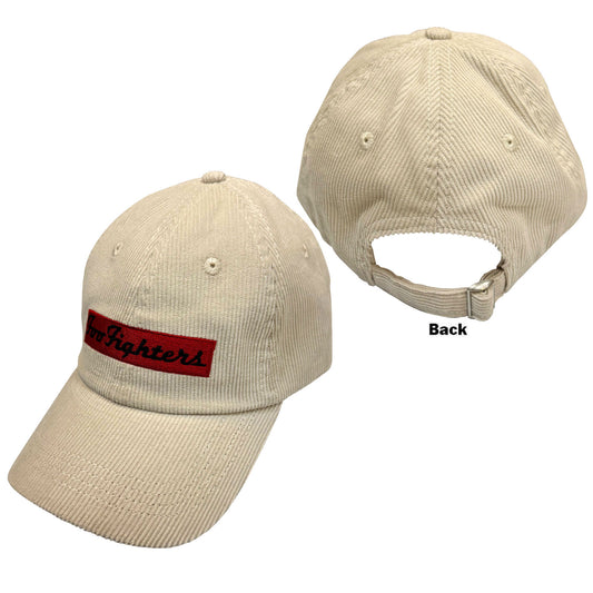 Foo Fighters Baseball Cap: TCATS Logo Ribbon Corduroy
