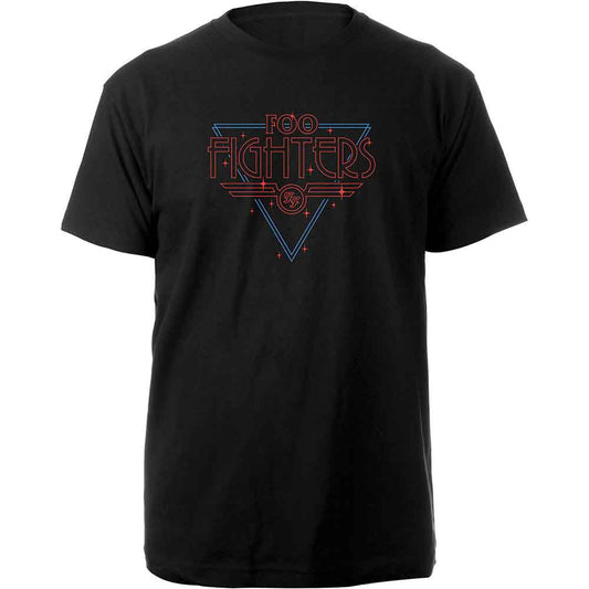 Foo Fighters T-Shirt: Black Disco Outline