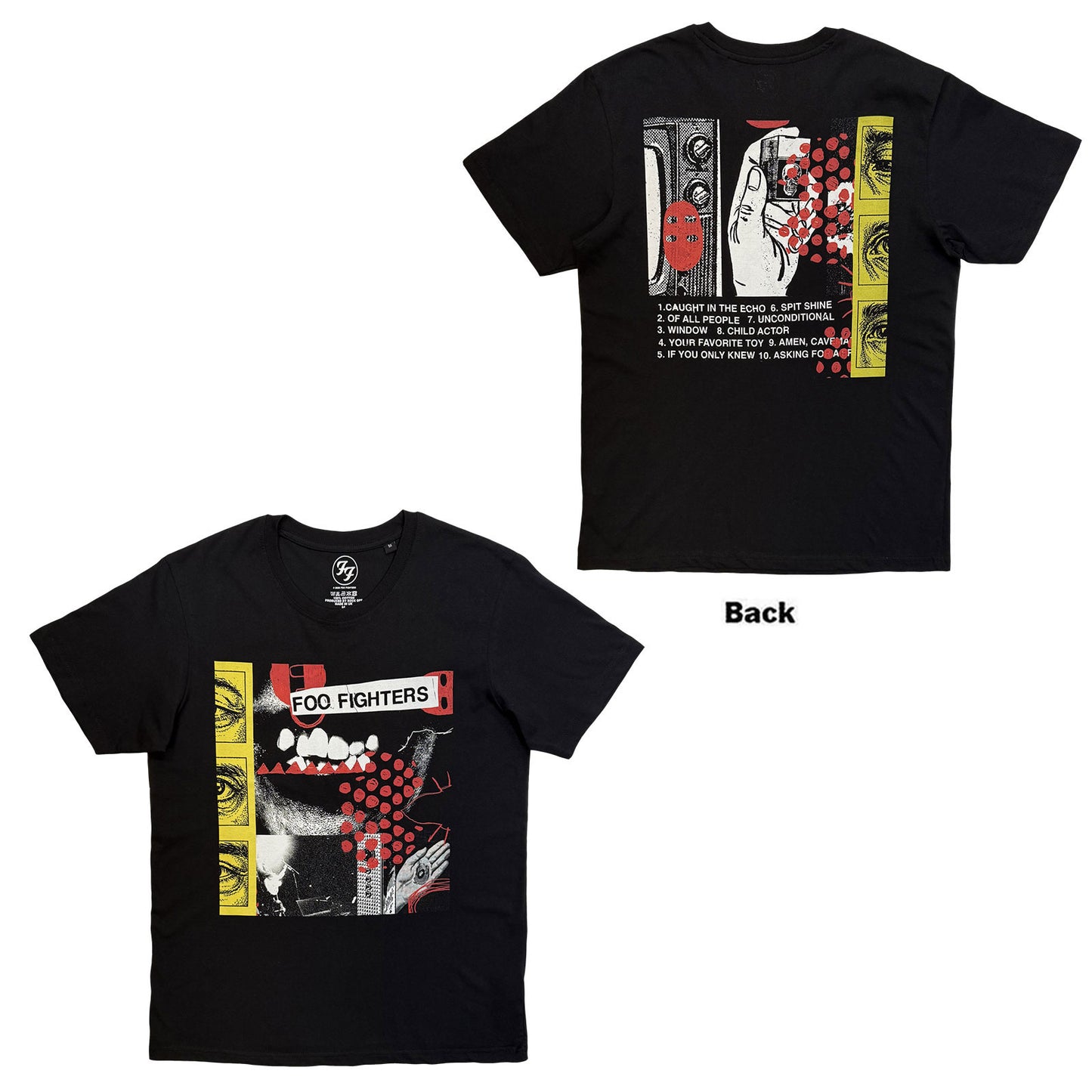Foo Fighters T-Shirt: Your Favourite Toy Album Tracklist