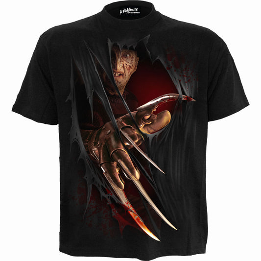 A Nightmare on Elm Street T-Shirt: Freddy Claws Elm Street