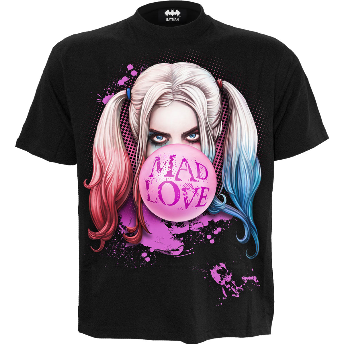 DC Comics T-Shirt: Batman Harley Quinn Mad Love