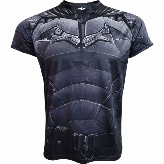 DC Comics Sustainable Football T-Shirt: The Batman Muscle Cape