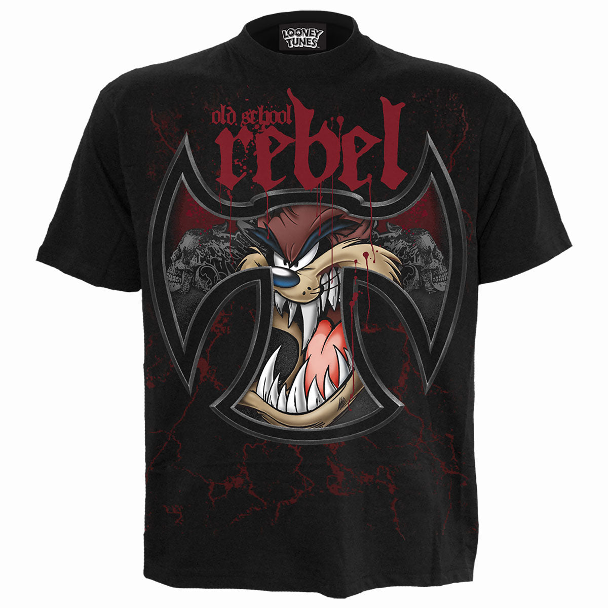 Looney Tunes T-Shirt: Taz Old School Rebel