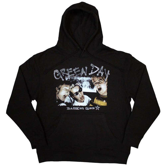 Green Day Pullover Hoodie: Basket Case Star
