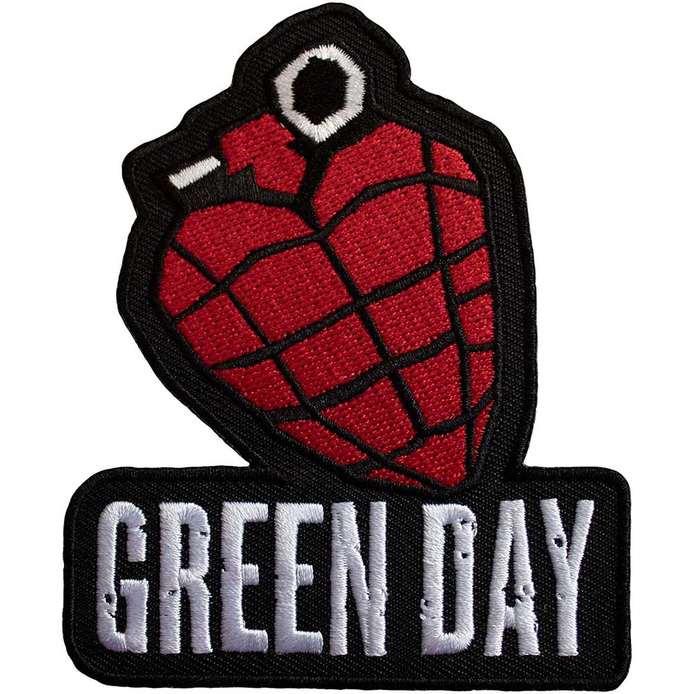 Green Day Patch: Grenade Logo