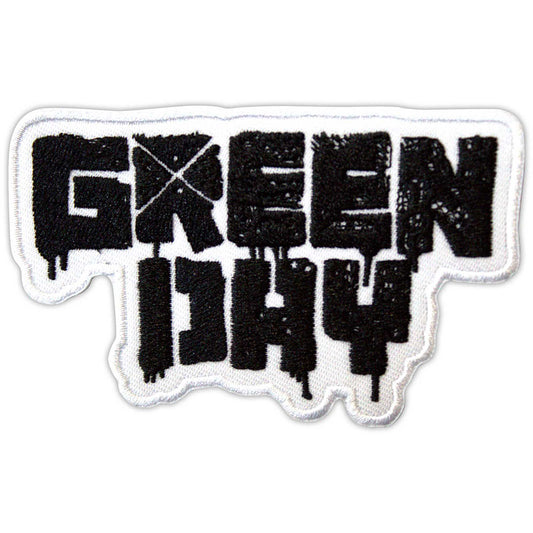 Green Day Patch: 21st Century Breakdown B&W Logo