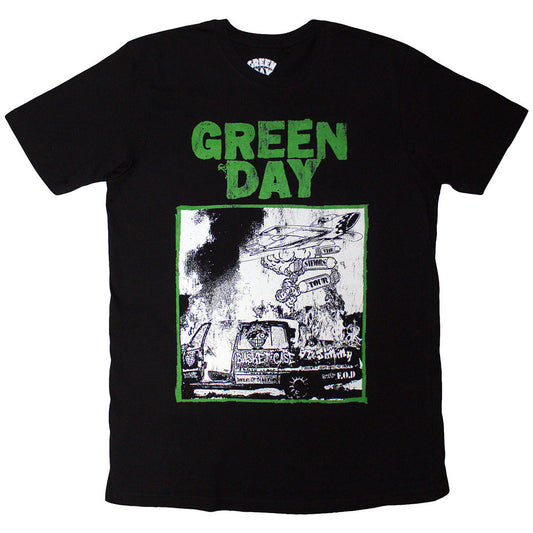 Green Day T-Shirt: Riot Trio