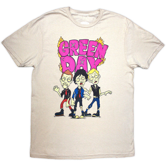Green Day T-Shirt: Walking Zombies
