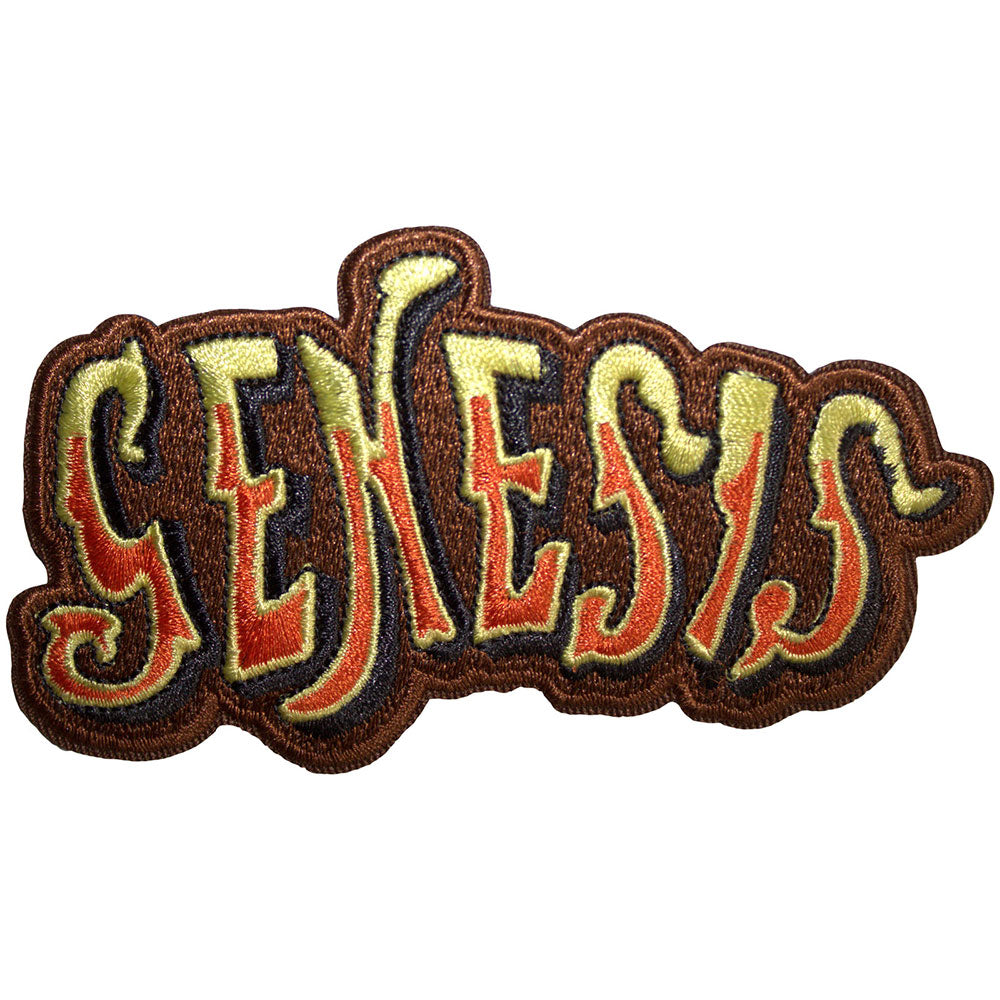 Genesis Patch: Classic Logo Cut-Out Orange