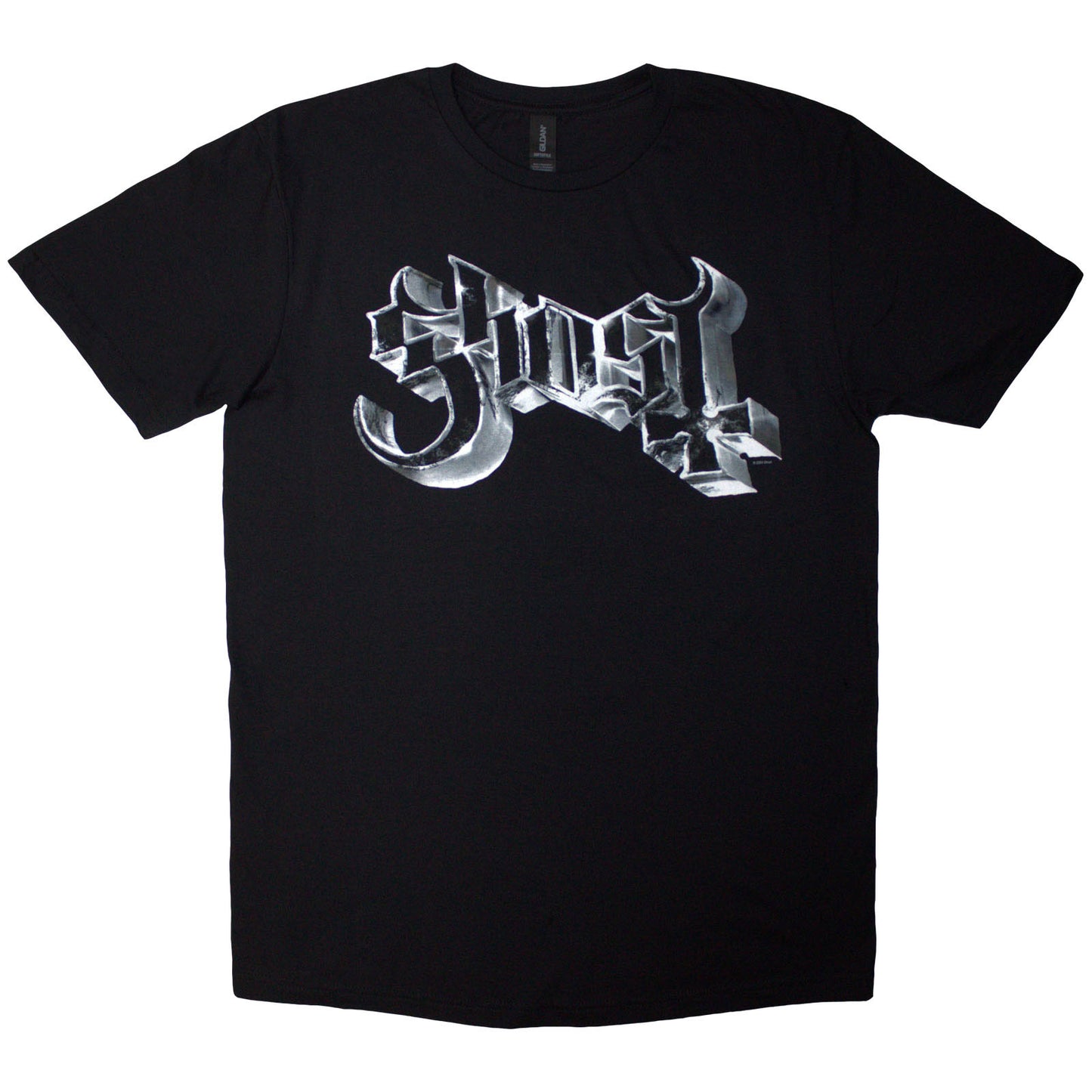 Ghost T-Shirt: Chrome Logo