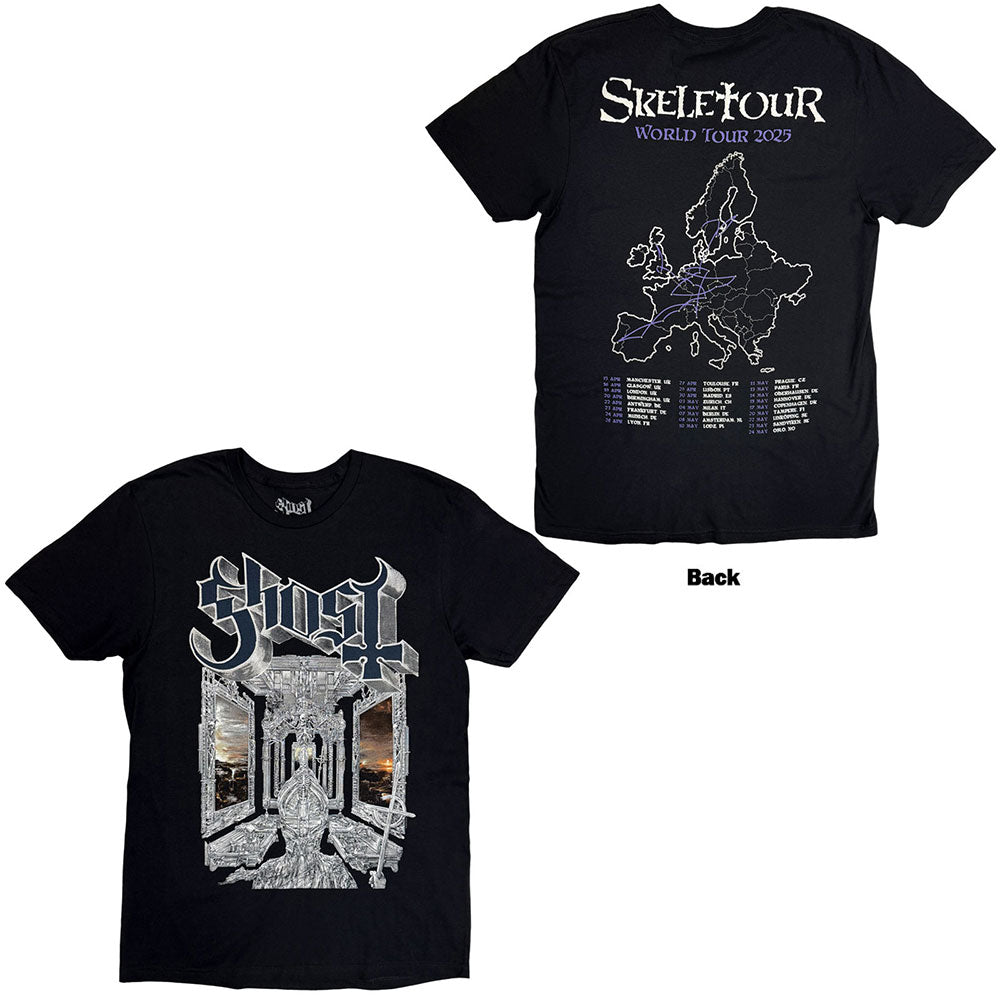 Ghost T-Shirt: Skeleta Album Cover '25 Tour Dates