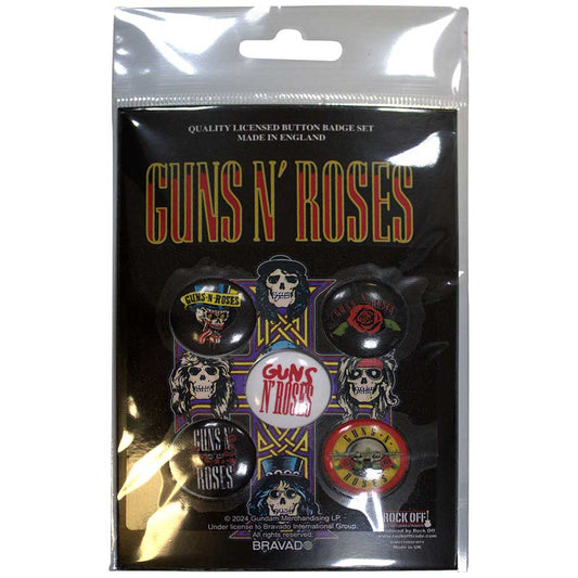 Guns N' Roses Badge: Bullet Logo 2