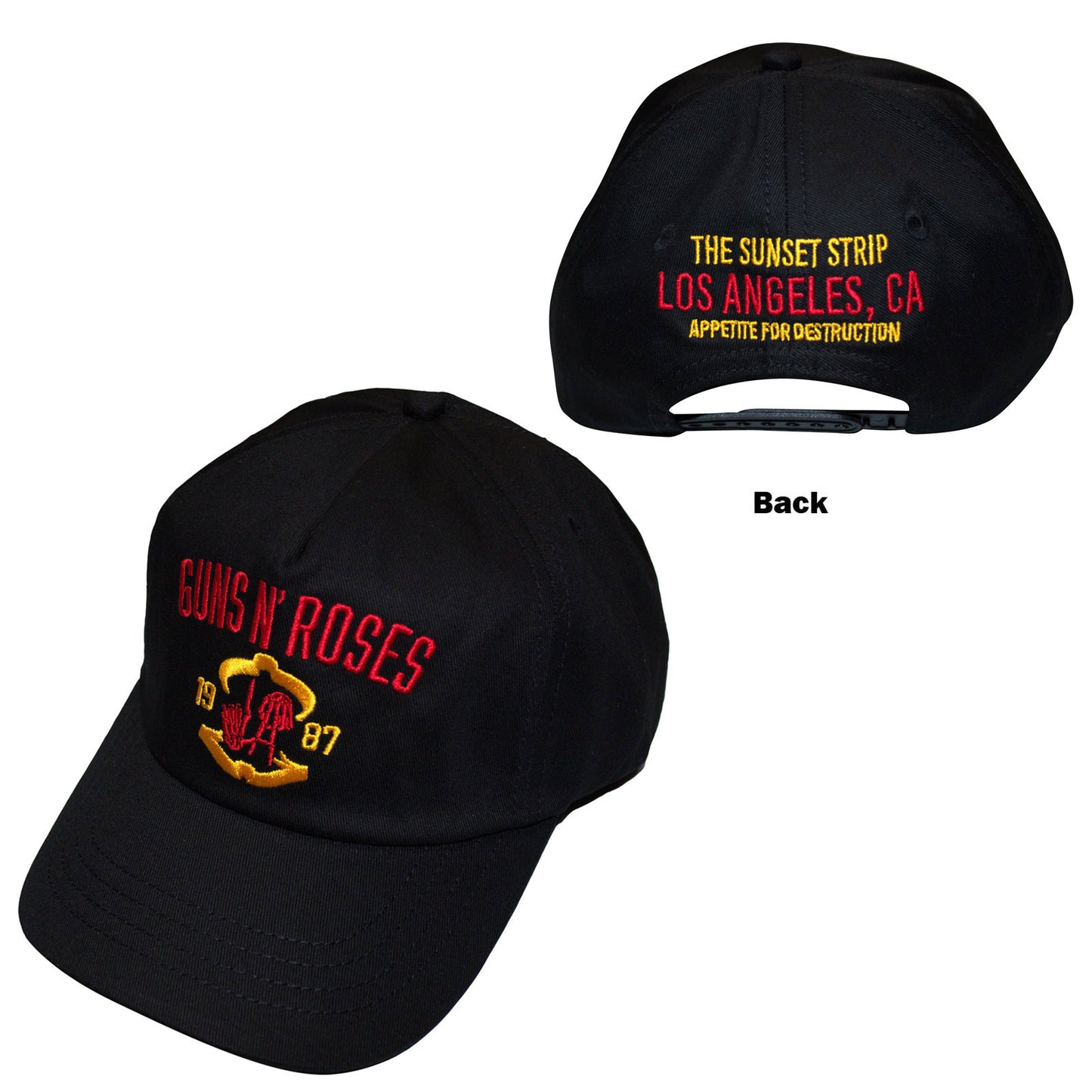 Guns N' Roses Baseball Cap: Sunset Strip '87