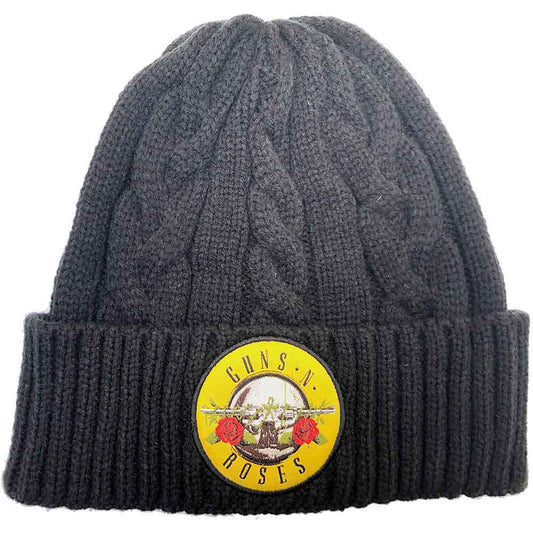 Guns N' Roses Beanie Hat: Circle Logo